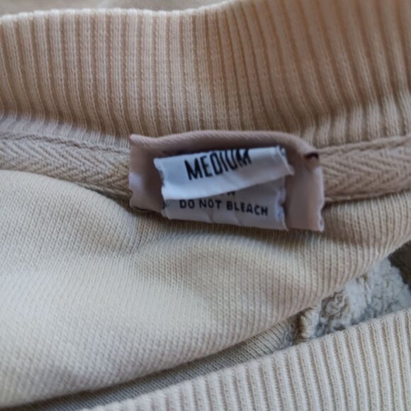 Vintage Medium Sweatshirt John Deere Cream Pullover Embroidered Logo 1990's Farm - Picture 8 of 8